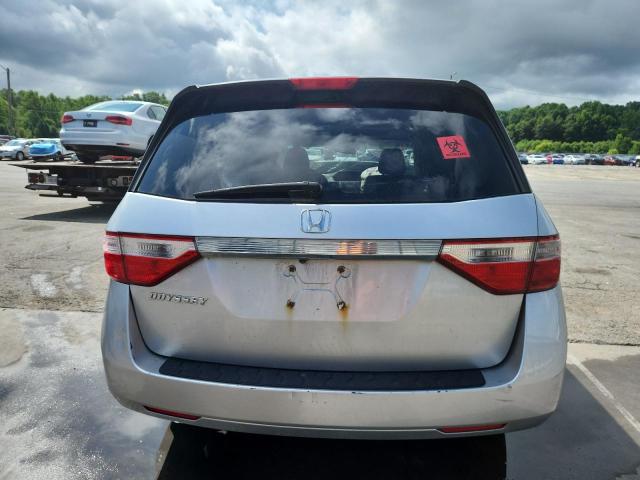 5FNRL5H61CB101932 - 2012 HONDA ODYSSEY EXL SILVER photo 6