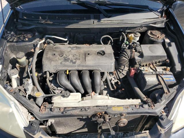 2T1KR32E35C410667 - 2005 TOYOTA COROLLA MA XR BLACK photo 11