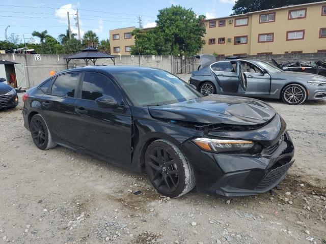 2HGFE2F53NH531630 - 2022 HONDA CIVIC SPORT BLACK photo 4