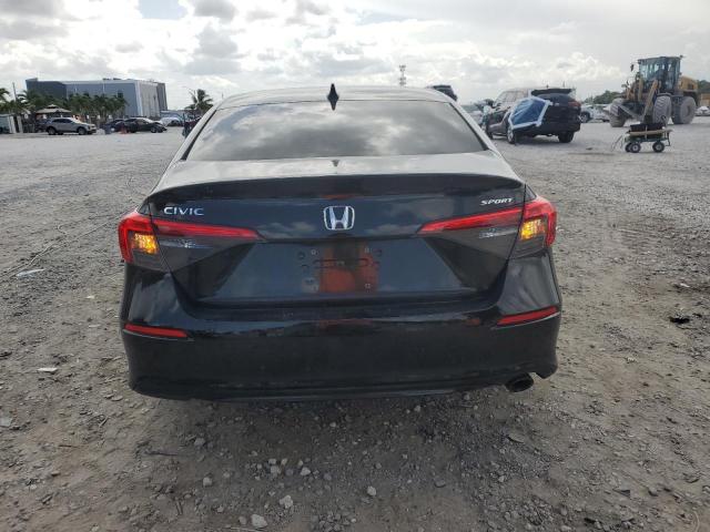 2HGFE2F53NH531630 - 2022 HONDA CIVIC SPORT BLACK photo 6