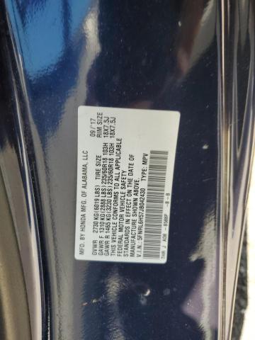 5FNRL6H57JB042430 - 2018 HONDA ODYSSEY EX ლურჯი ფოტო 13