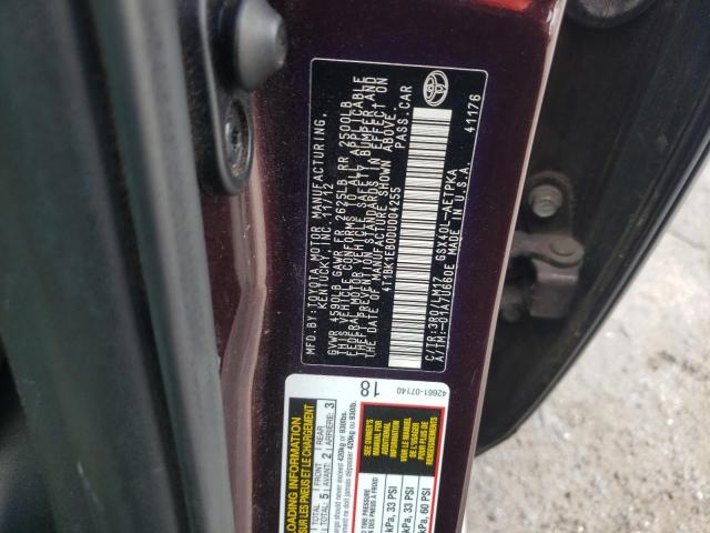 4T1BK1EB0DU004255 - 2013 TOYOTA AVALON BASE 勃艮第红 照片 12