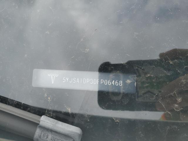 5YJSA1DP3DFP06468 - 2013 TESLA MODEL S Ağ foto 12
