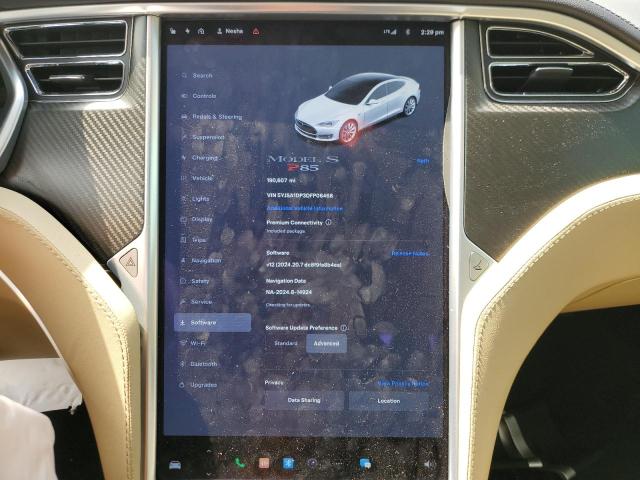5YJSA1DP3DFP06468 - 2013 TESLA MODEL S Ağ foto 9