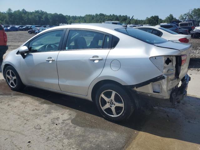 KNADM4A37D6128905 - 2013 KIA RIO LX SILVER photo 2