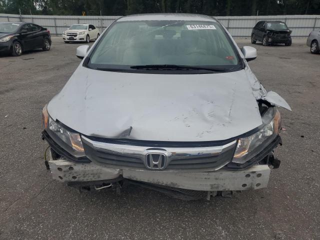 19XFB2F58CE098435 - 2012 HONDA CIVIC LX Gümüş foto 5