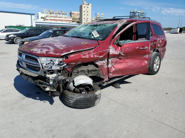 1C4RDJDG3DC632987 - 2013 DODGE DURANGO CREW RED photo 2