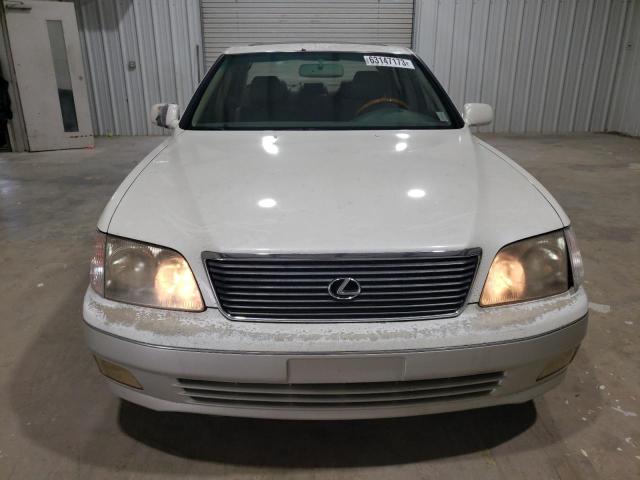 JT8BH28F7X0160732 - 1999 LEXUS LS 400 WHITE photo 5