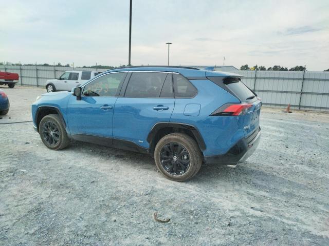 JTM16RFV1NJ016395 - 2022 TOYOTA RAV4 SE BLUE photo 2