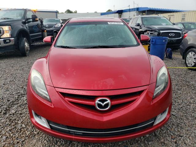 1YVHZ8CH5D5M05766 - 2013 MAZDA 6 GRAND TOURING RED photo 5