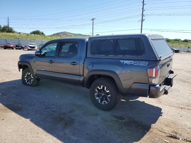 3TMCZ5AN5MM437747 - 2021 TOYOTA TACOMA DOUBLE CAB CHARCOAL photo 2