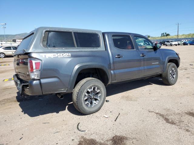 3TMCZ5AN5MM437747 - 2021 TOYOTA TACOMA DOUBLE CAB CHARCOAL photo 3