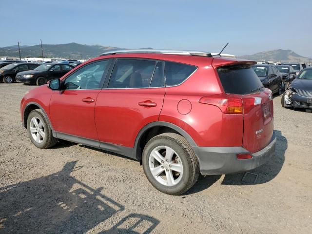 2T3RFREV0DW100387 - 2013 TOYOTA RAV4 XLE RED photo 2