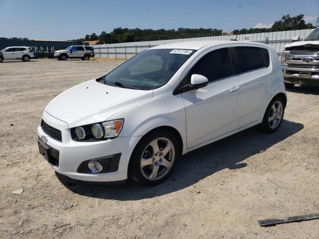 1G1JE6SBXF4149419 - 2015 CHEVROLET SONIC LTZ WHITE photo 1