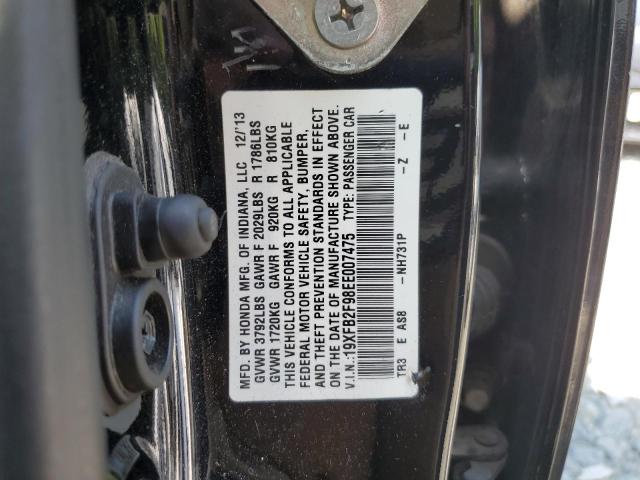 19XFB2F98EE007475 - 2014 HONDA CIVIC EXL Qara foto 12
