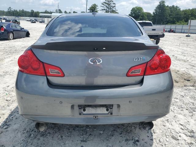 JN1CV6AP0BM505743 - 2011 INFINITI G37 BASE GRAY photo 6