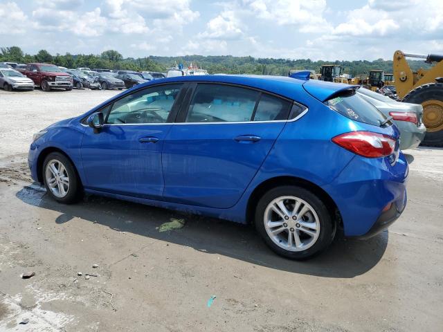 3G1BE6SM4HS609540 - 2017 CHEVROLET CRUZE LT BLUE photo 2