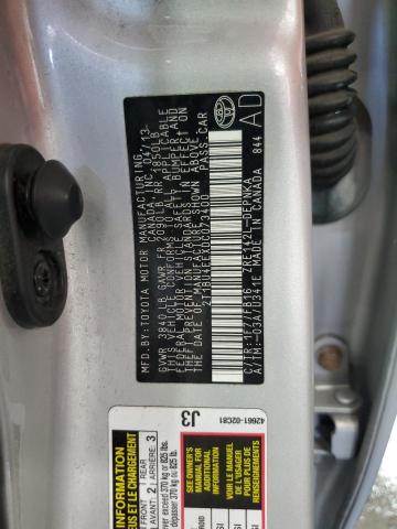 2T1BU4EEXDC073400 - 2013 TOYOTA COROLLA BASE 银色 照片 13