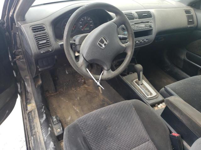 1HGEM22314L047346 - 2004 HONDA CIVIC DX VP შავი ფოტო 8