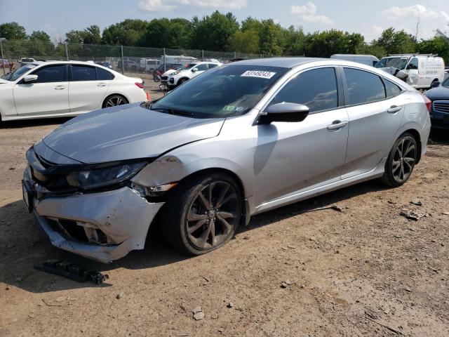 2HGFC2F80LH565778 - 2020 HONDA CIVIC SPORT 银色 照片 1