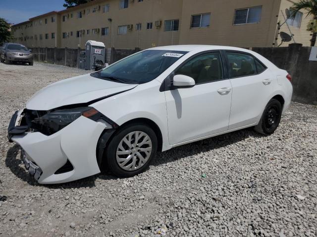 2T1BURHE8JC116779 - 2018 TOYOTA COROLLA L WHITE photo 1