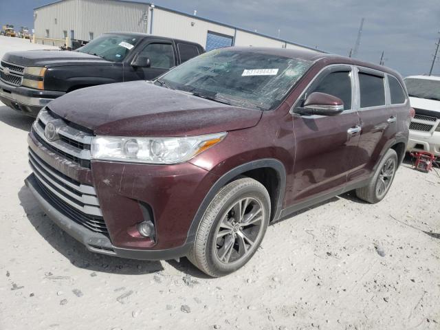 5TDZZRFH0KS359315 - 2019 TOYOTA HIGHLANDER LE BURGUNDY photo 1