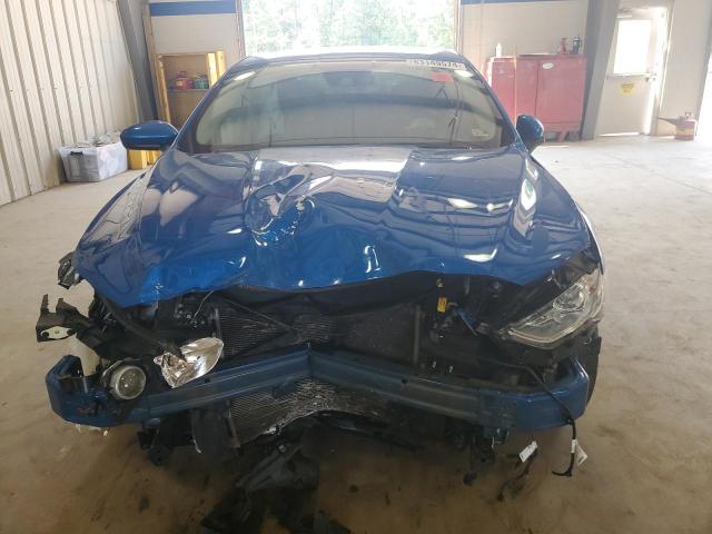 3FA6P0G70LR166649 - 2020 FORD FUSION S BLUE photo 5