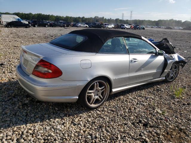 WDBTK72F98T089772 - 2008 MERCEDES-BENZ CLK 550 SILVER photo 3