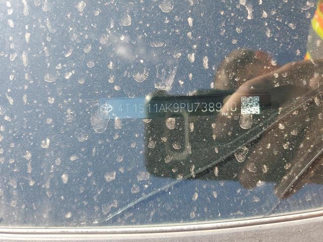 4T1S11AK9PU738910 - 2023 TOYOTA CAMRY SE NIGHT SHADE BLACK photo 12