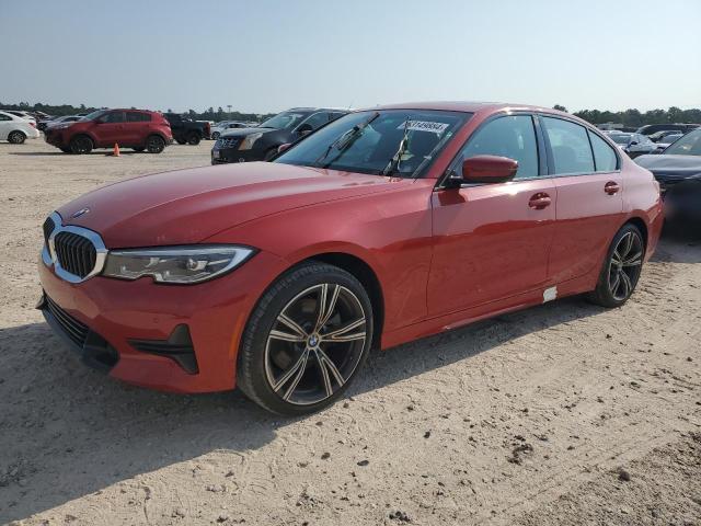 3MW5R1J07N8C46778 - 2022 BMW 330I RED photo 1