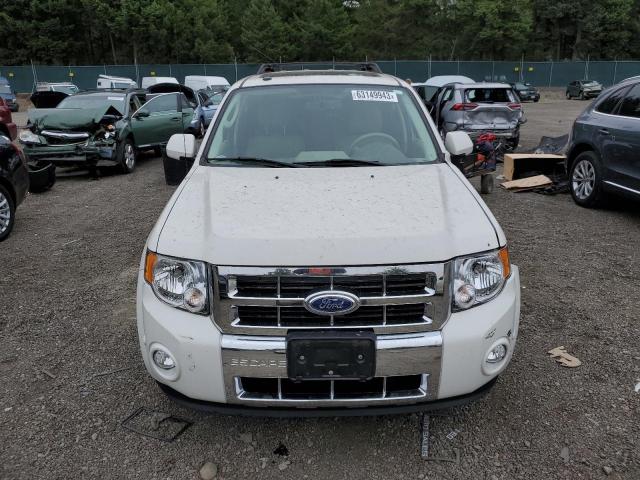 1FMCU5K3XBKC64125 - 2011 FORD ESCAPE HYBRID WHITE photo 5