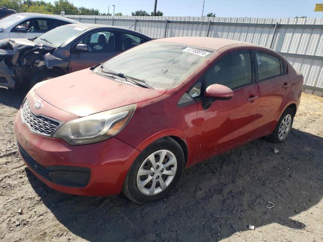 KNADM4A32E6340273 - 2014 KIA RIO LX RED photo 1