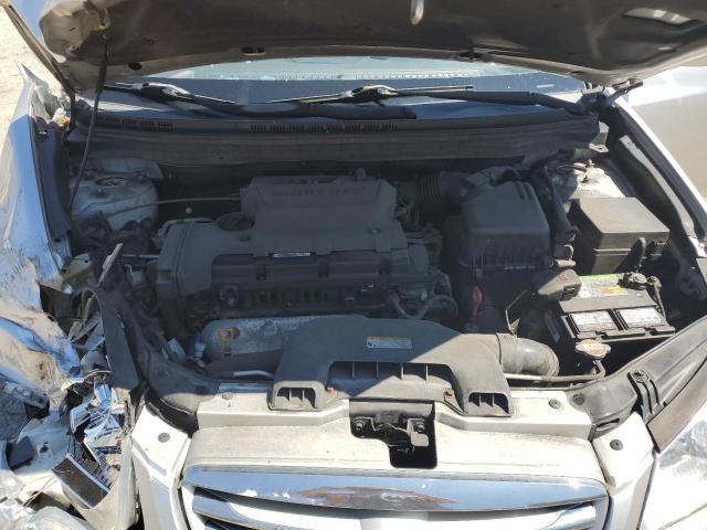 KMHDU4AD2AU855979 - 2010 HYUNDAI ELANTRA BLUE SILVER photo 11