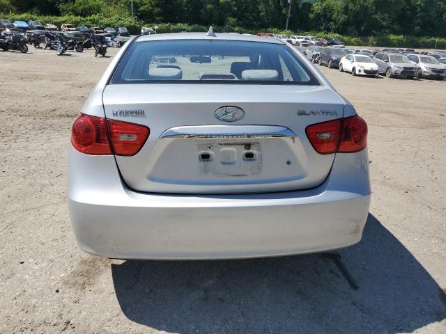 KMHDU4AD2AU855979 - 2010 HYUNDAI ELANTRA BLUE SILVER photo 6