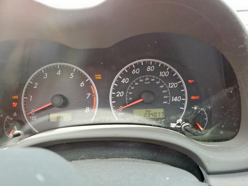 1NXBU4EE9AZ288096 - 2010 TOYOTA COROLLA BASE 红色 照片 9