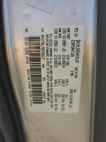 2A4GP54L76R784617 - 2006 CHRYSLER TOWN & COU TOURING 银色 照片 13