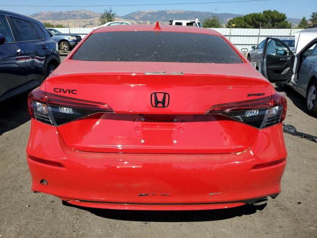 2HGFE2F53NH581119 - 2022 HONDA CIVIC SPORT 红色 照片 6