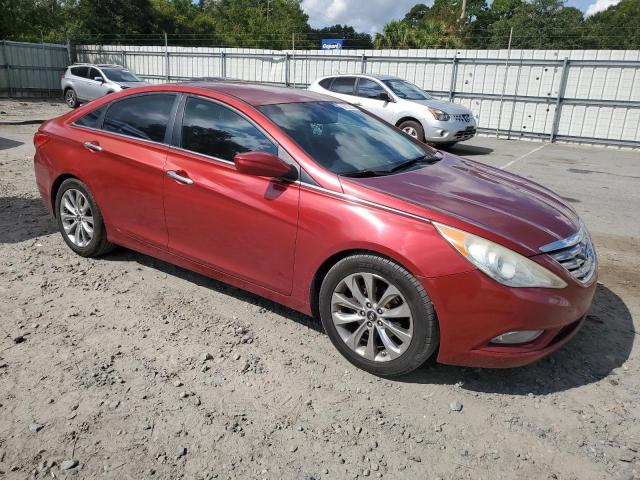 5NPEC4AC3CH461617 - 2012 HYUNDAI SONATA SE RED photo 4