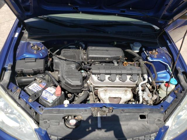 1HGEM221X4L068954 - 2004 HONDA CIVIC DX VP Blau Foto 11