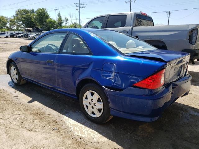 1HGEM221X4L068954 - 2004 HONDA CIVIC DX VP Blau Foto 2