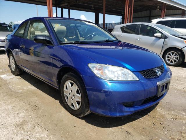 1HGEM221X4L068954 - 2004 HONDA CIVIC DX VP Blau Foto 4