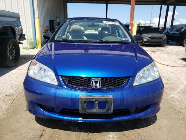 1HGEM221X4L068954 - 2004 HONDA CIVIC DX VP Blau Foto 5
