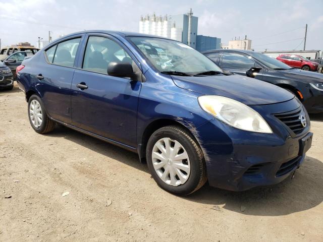 3N1CN7AP8EL855710 - 2014 NISSAN VERSA S BLUE photo 4