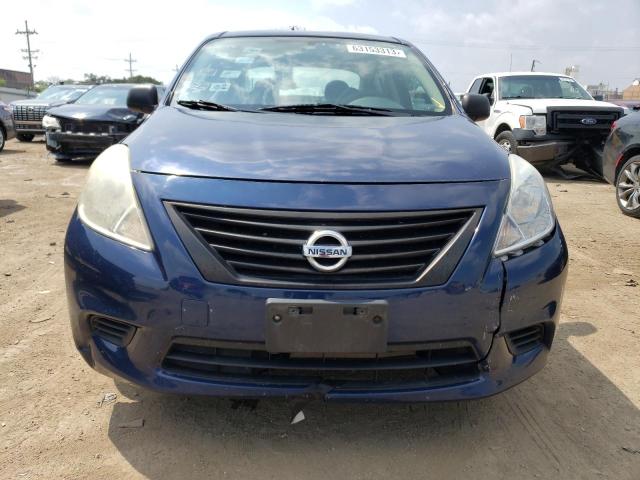 3N1CN7AP8EL855710 - 2014 NISSAN VERSA S BLUE photo 5