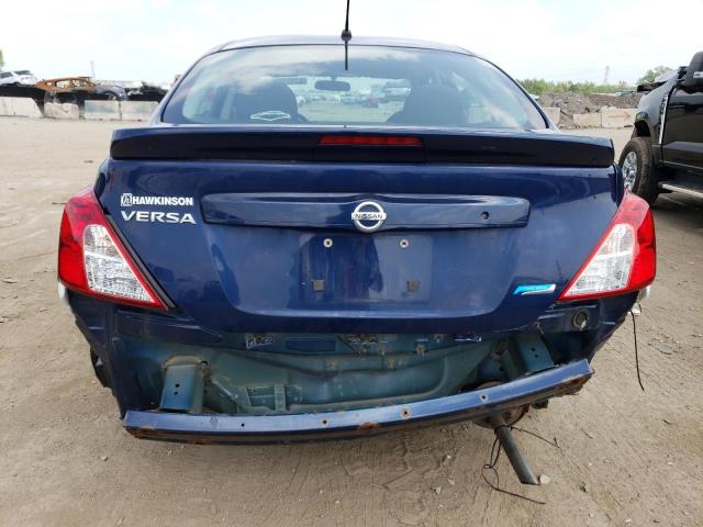 3N1CN7AP8EL855710 - 2014 NISSAN VERSA S BLUE photo 6