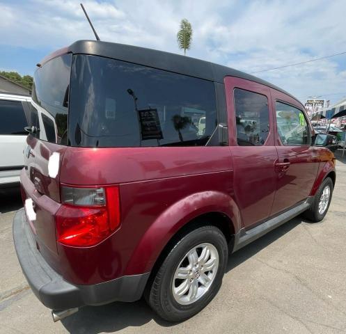 5J6YH18787L000060 - 2007 HONDA ELEMENT EX BURGUNDY photo 4