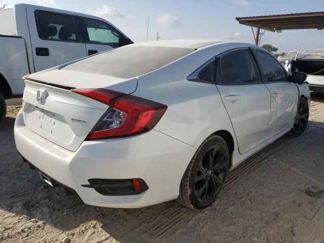 19XFC2F81LE019789 - 2020 HONDA CIVIC SPORT WHITE photo 3