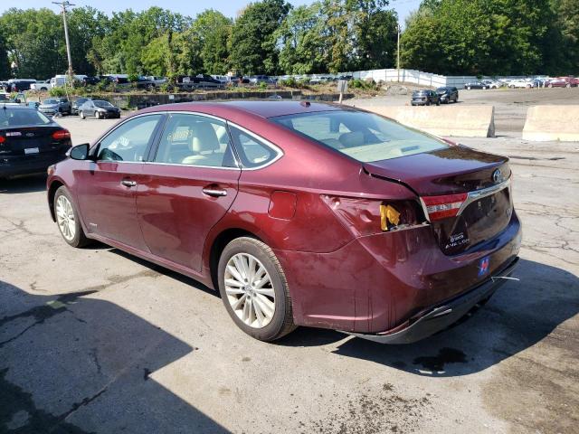 4T1BD1EBXEU023052 - 2014 TOYOTA AVALON HYBRID BURGUNDY photo 2