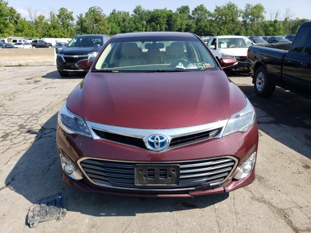 4T1BD1EBXEU023052 - 2014 TOYOTA AVALON HYBRID BURGUNDY photo 5