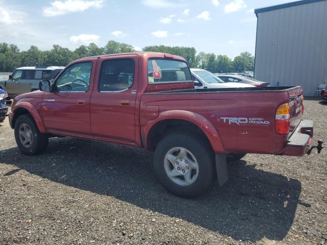5TEGN92N64Z342863 - 2004 TOYOTA TACOMA DOUBLE CAB PRERUNNER RED photo 2